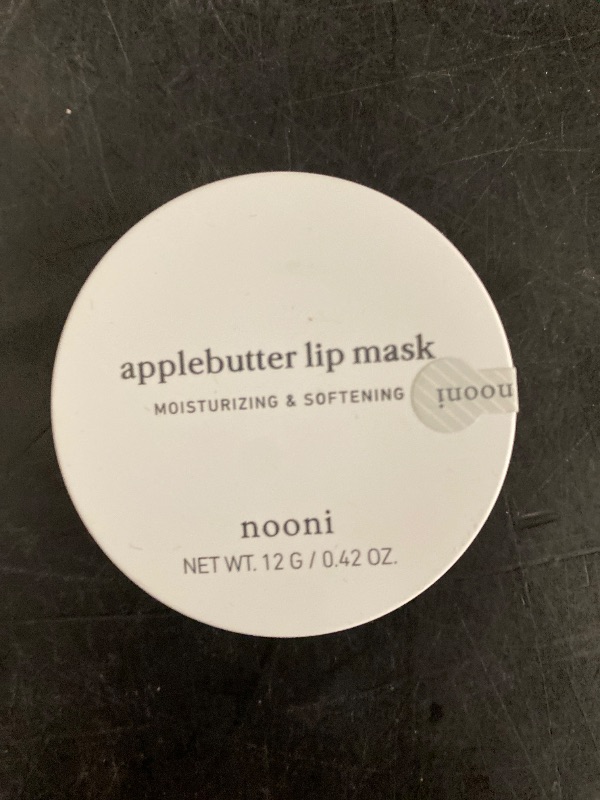 Photo 1 of NOONI Vegan Butter Melting Balm - Applebutter Lip Sleeping Mask | Shea Butter, Vitamins, Nourishing Treatment for Dry Lips, Soothing, Overnight Moisturizer, Softening, Hydrating, 0.42 Oz