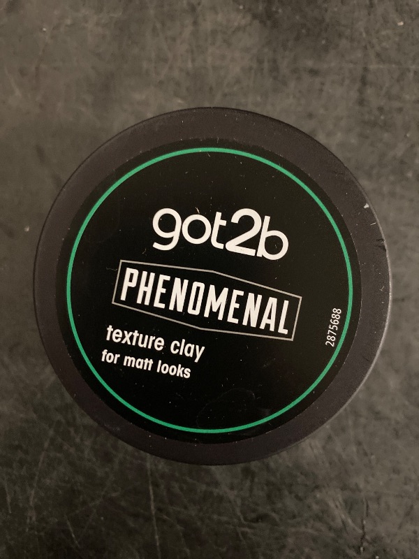 Photo 1 of Got2B Schwarzkopf PhenoMENal Texture Hair Styling Clay, Vegan, Strong Hold, Matt Finish, No Stickiness, 100ml (Pack of 1)