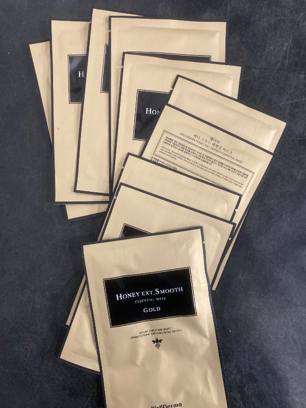 Photo 1 of WellDerma Honey EXT. Smooth Gold Essential Mask 10ea Womens Cosmetics