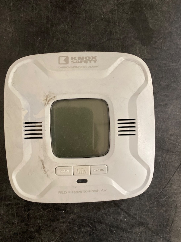 Photo 1 of Battery Carbon Monoxide Detector Voice Alert and Display 10-Year Battery