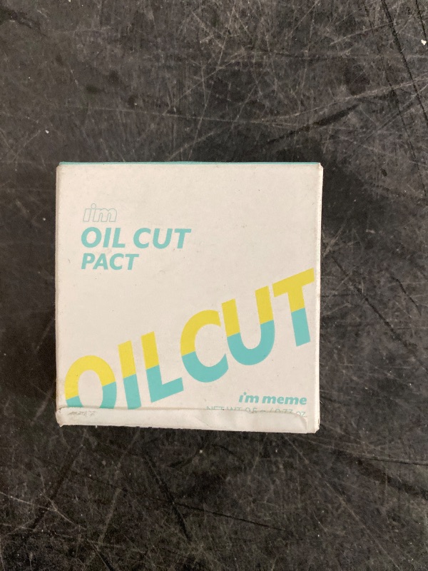 Photo 1 of I'M MEME Compact - Oil Cut Pact | Skin Mattifying, Sebum Absorbing, Korean Pressed Setting Powder, for Blurring Effect, Makeup Foundation, Translucent Compact, Oily Skin, Natural Coverage, 0.34 Oz