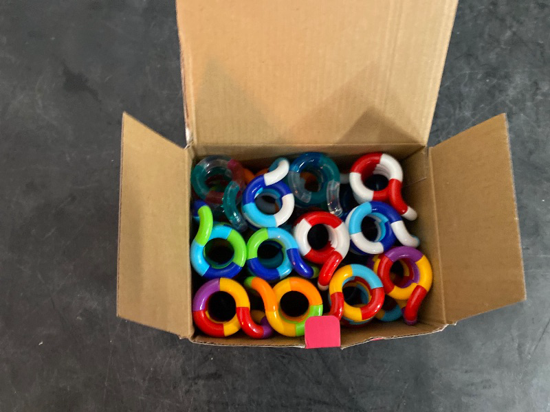 Photo 1 of 24Pcs Quiet Fidget Toys Sensory Fidget Toys for Unique Fidget Experience, Multicolor Twisty Fidget Toys for Relaxation, Brain Imagination Tools, Relax Therapy Educational Toy for Adults,Boys,Girls