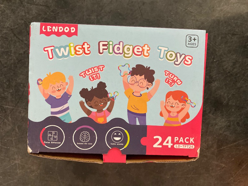Photo 1 of 24Pcs Quiet Fidget Toys Sensory Fidget Toys for Unique Fidget Experience, Multicolor Twisty Fidget Toys for Relaxation, Brain Imagination Tools, Relax Therapy Educational Toy for Adults,Boys,Girls
