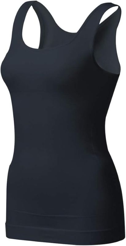 Photo 1 of Medium Women's Tummy Control Shapewear Tank Tops - Seamless Body Shaper Compression Top