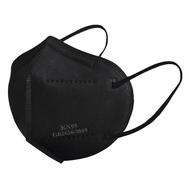 Photo 1 of 30 PCS. Black Disposable Face Masks , KN95 Face Masks