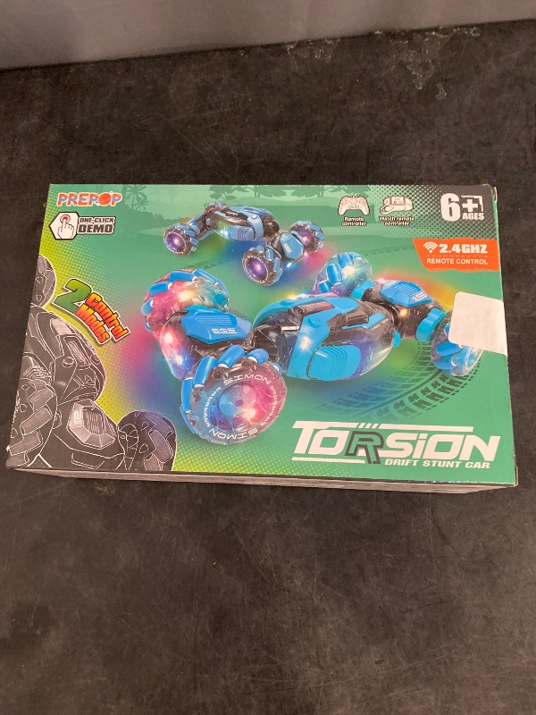Photo 1 of Gesture Sensing RC Stunt Car for Boys, Remote Control Toys for Kids Age 5-7, 6-8, 9 10 11 12+ Years Old Birthday Gifts, 2.4GHz Hand Controlled RC Drift Car with Light & Music, Double-Sided Driving