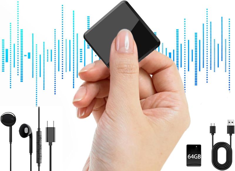 Photo 1 of Voice Recorder - 64GB Listening Devices - Voice Activated Recorder, Mini Voice Recorder, Audio Recorder for Car,Meetings,Lecture,Interview
