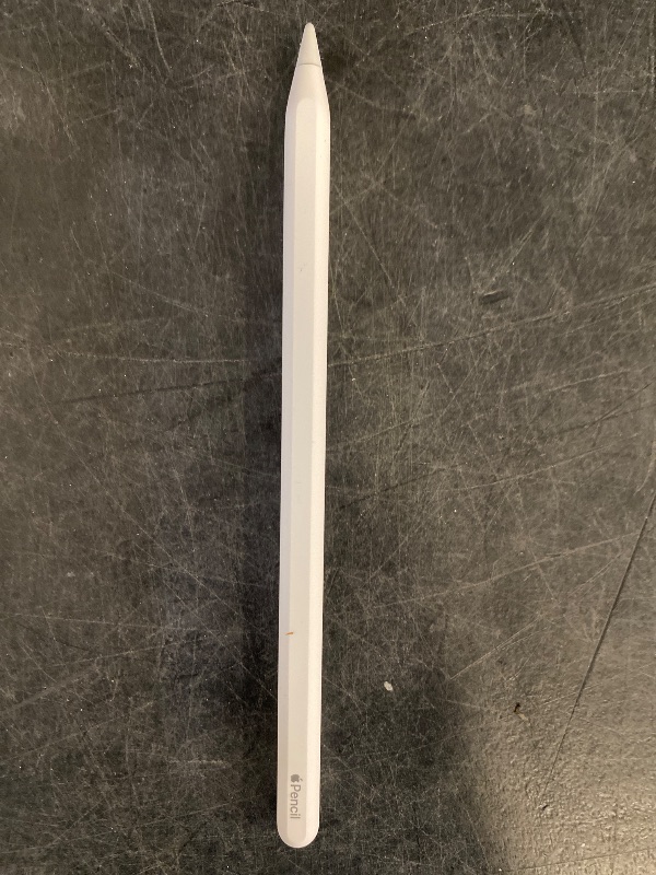 Photo 1 of Apple Pencil (2nd Generation): Device Compatibility Check Required - Pixel-Perfect Precision, Perfect for Note-Taking, Drawing, and Signing documents. Attaches, Charges, and Pairs magnetically