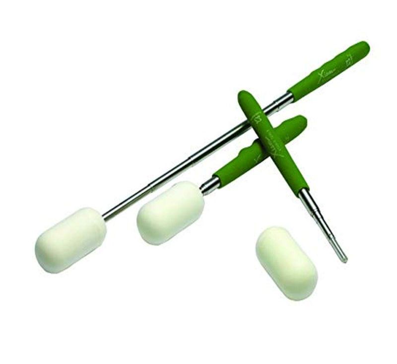 Photo 1 of Xiem Tools Stainless Steel, Rubber Handle Telescoping X-Sponge II with Sponge, 8-1/2 - 23 in - 1469334
