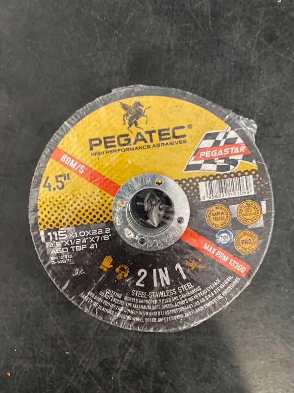 Photo 1 of Cut Off Wheels 25 Pack, Quality Thin 4 1/2 x0.04x7/8 inch Cutting Disc, Metal & Stainless Steel Aggressive Cutting Wheel for Angle Grinder, General Purpose Metal Cutting (4.5inch)