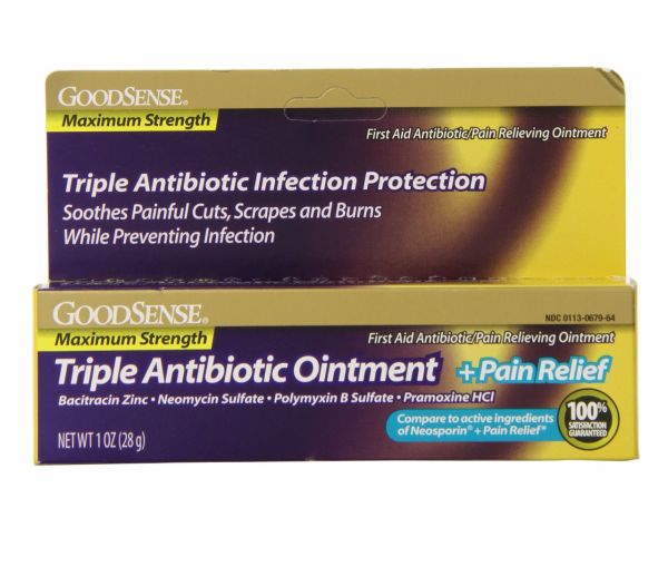 Photo 1 of GoodSense Maximum Strength Triple Antibiotic Ointment  EXP.05/2025