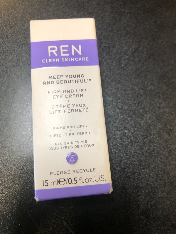 Photo 2 of Keep Young and Beautiful Firm and Lift Eye Cream by REN for Unisex - 0.5 oz Eye Cream