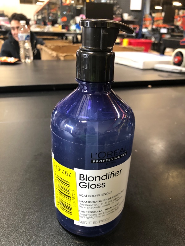 Photo 2 of L’Oreal Professionnel Blondifier Shampoo | For Blonde or Bleached Hair| Enhances Shine and Fights Brass | With Acai Berry Extract | 16.9 Fl. Oz.