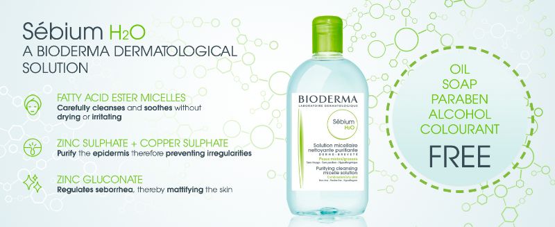 Photo 1 of Bioderma - Sébium H2O - Micellar Water - Facial Cleanser and Makeup Remover - Face Cleanser for Combination to Oily Skin
