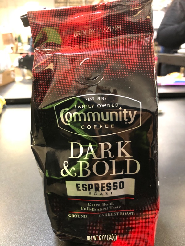 Photo 2 of Community Coffee Dark  Bold Premium Dark Roast Ground Coffee - 12oz