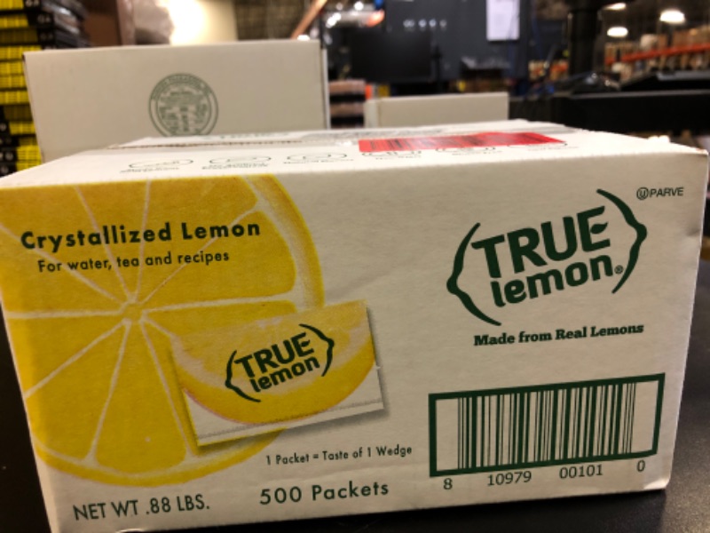 Photo 2 of True Lemon Water Enhancer Packets - Sugar-Free, 0 Calorie Drink Mix with Real Lemon Flavor (Bulk Pack of 500)