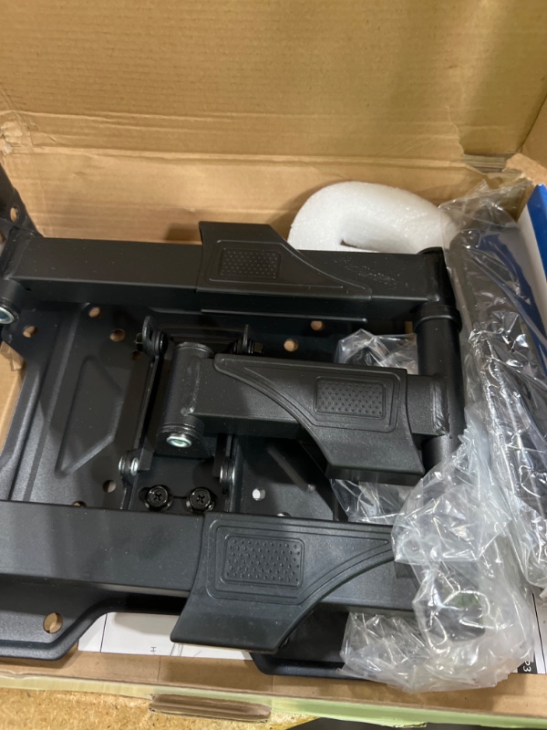 Photo 3 of ***USED - LIKELY MISSING PARTS - UNABLE TO VERIFY FUNCTIONALITY***
XINLEI Full Motion TV Wall Mount for Most 26-55 Inch Flat Curved TVs, Wall Mount TV Bracket with Swivel Articulating Extension Tilt Arm, Support up to 70lbs, Max VESA 400x400mm(MAP3)