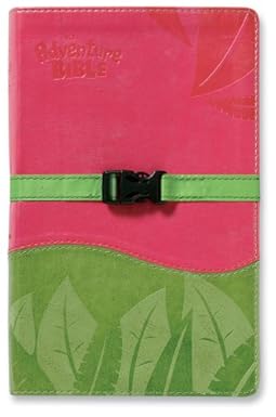 Photo 1 of Adventure Bible, NIV Updated, Clip Closure, Italian Duo-Tone, Pink / Green