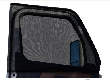 Photo 1 of ***ONLY ONE SHADE*** EcoNour XXXL Truck Side Window Shade |  Front Side Window Shade – Protects UV Rays and Sun Glare | Stretchable Car Window Screens | Breathable Mesh Side Window Sun Shade for Driver