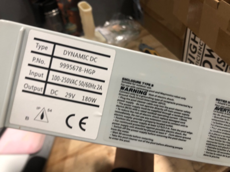 Photo 4 of **MISSING POWER CORD**
9995678-US-ASSY Power Supply Replacement For Dolphin Apollo,Apollo Plus,Bio,Deluxe 5,DLX4,DX4,DX4S,DX5S,DX6,Edge,Heavy Duty,M400,Neptune Plus,Premier,Prowler 830,Supreme M4/M5,Triton Plus,Wave 50/75