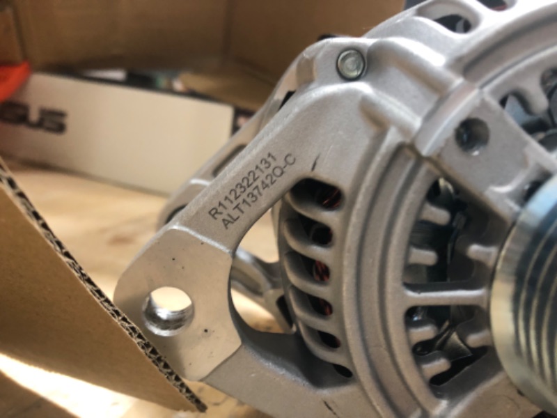 Photo 4 of **APPEARS NEW, BROKEN ( SEE PHOTO)
A-Premium Alternator Compatible with Dodge Ram 1500 2500 3500 4000, Dakota, Durango & Jeep Grand Cherokee 1997-1998, 12V 136A CW 7-Groove Pulley, Replace# 56041394AA, 1210004170