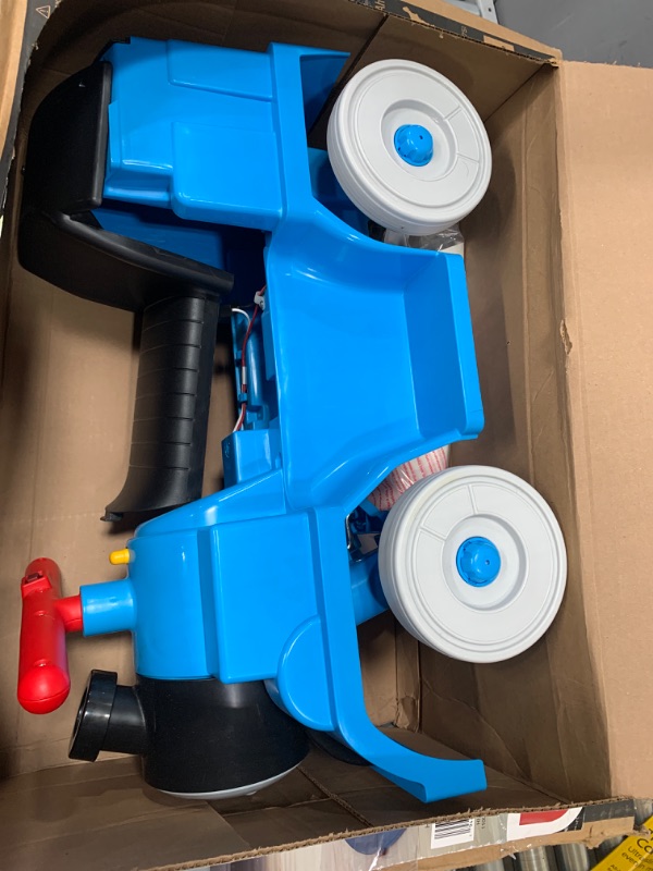 Photo 7 of ***USED - MISSING TRACK, BATTERY, AND HARDWARE - UNABLE TO TEST - SEE PICTURES***
Power Wheels Thomas & Friends Ride-On Train, Thomas with Track, Battery-Powered Toddler Toy for Indoor Play Ages 1+ Years