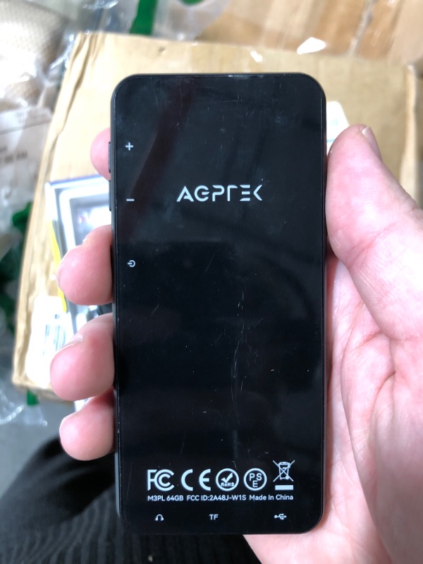 Photo 1 of (READ FULL POST) AGPTEK 64GB MP3 Player with Bluetooth, M3 2.4 inch Music Player with Speaker and FM Radio, Touch Buttons, Supports Up to 128GB