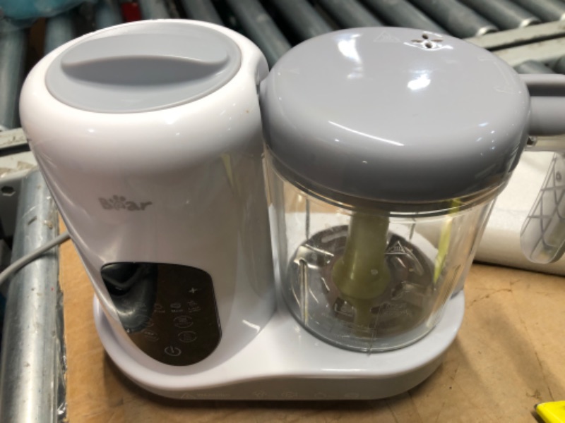 Photo 2 of (USED) Bear 2023 Baby Food Maker | One Step Baby Food Processor Steamer Puree Blender | Auto Cooking & Grinding | Baby Food Puree Maker with Self Cleans | Touch Screen Control