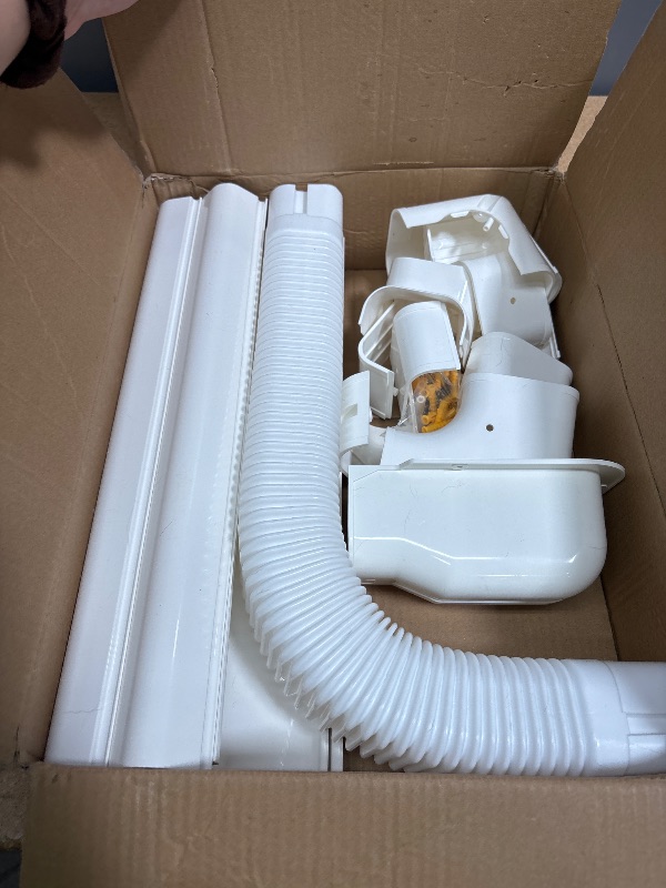 Photo 2 of **USED**
LyPrem 10Ft Mini Split Line Set Cover 3" PVC Line Cover Kit for Mini Split and Central Air Conditioner & Heat Pump(White) White 3" Cover kit-10'ft