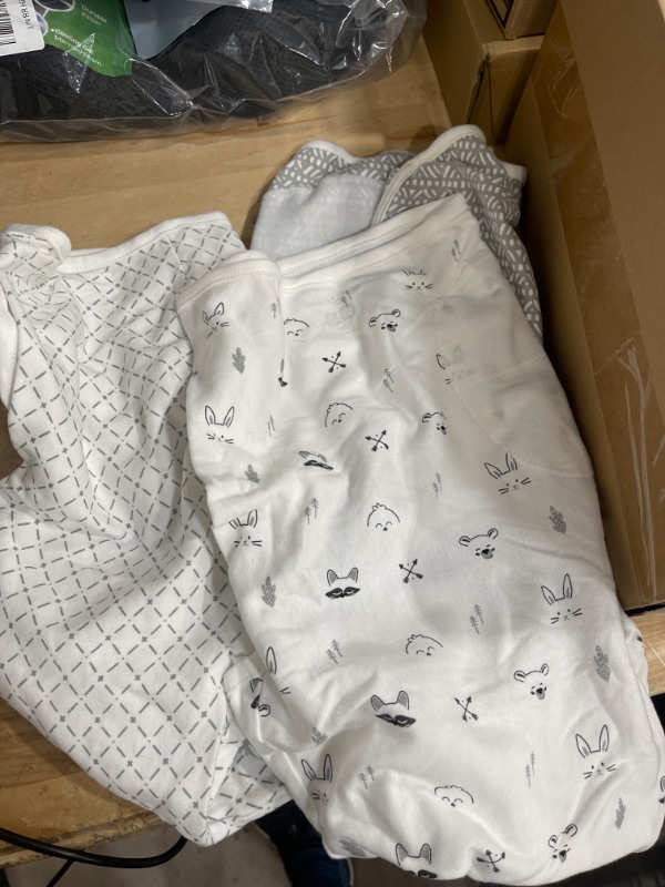 Photo 2 of 3-Pack Organic Baby Swaddle Sleep Sacks - Newborn Swaddle Sack, Ergonomic Baby Swaddles 0-3 Months, Swaddles for Newborns, Baby Sleep Sack, Baby Swaddle Blanket Wrap, Baby Essentials (Nordic)