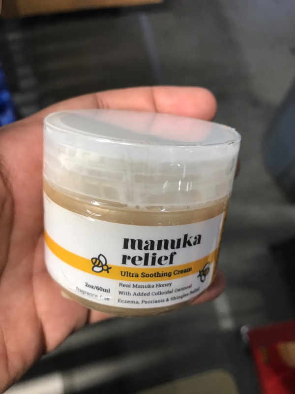 Photo 2 of ***FACTORY SEALED***Clearbody Manuka Honey Eczema Cream – Organic Eczema Honey & Collodial Oatmeal Moisturizer for Soothing, eczema, Dry & Itchy Skin – Face & Body Eczema Lotion - Plant-Based Formula (2oz) 2 Ounce