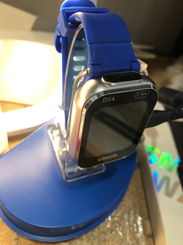 Photo 2 of **UNABLE TO TEST MAY NEED TO BE WASHED**
VTech KidiZoom Smartwatch DX4, Blue