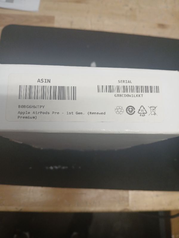 Photo 1 of (READ FULL POST) Apple AirPods Pro - 1st Gen. (Renewed Premium) ---SN --GX8CD0W1LKKT