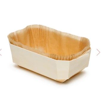 Photo 1 of (36 Count) Panibois Le Duc - 17 Ounce Wooden Baking Mold with Paper Liner