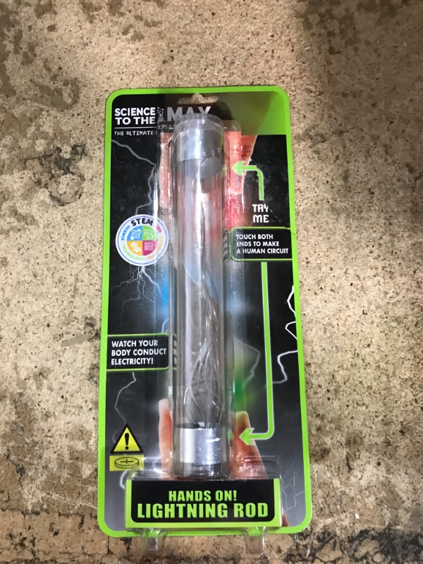 Photo 2 of 
Hands On Lightning Rod - Educational Science Toys for Boys and Girls - Learn Science of Electricity and Circuits - Human Electricity Conductor