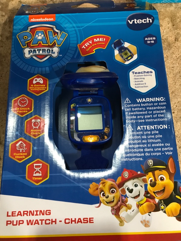 Photo 1 of 
VTech PAW Patrol Learning Pup Watch, Chase