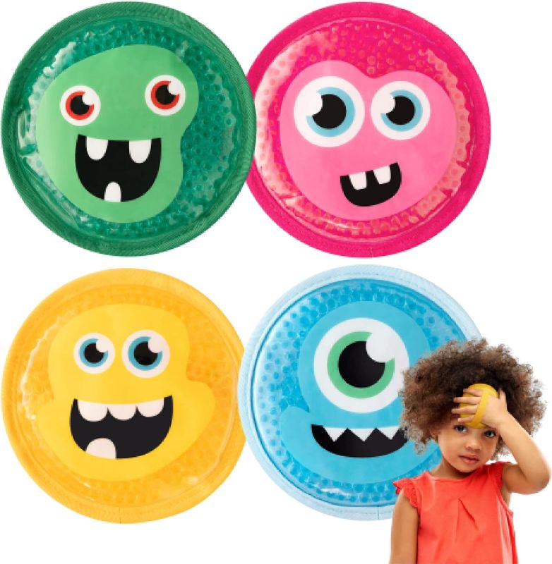 Photo 1 of 
Magic Gel Children's Ice Pack | 4 Little Monsters to Hold Them by The Hand | Say Bye Bye to Boo Boo’s! | Ideal for Kids Injuries Including Fever, Cuts...