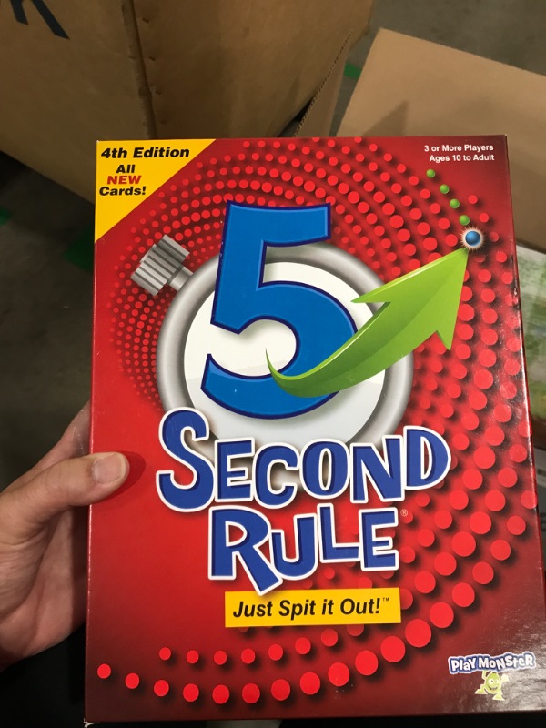 Photo 2 of 
5 Second Rule Game - Simple Questions Card Game for Family Fun, Party, Kids, Travel, Game Night & Sleepovers - Think Fast and Shout Out Answers