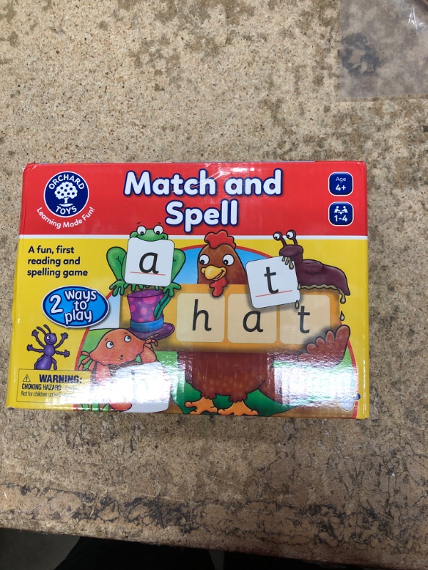 Photo 3 of 
Orchard Toys Moose Games Match and Spell Game. A Fun, First Reading and Spelling Game. 2 Ways to Play. Age 4+. 1-4 Players