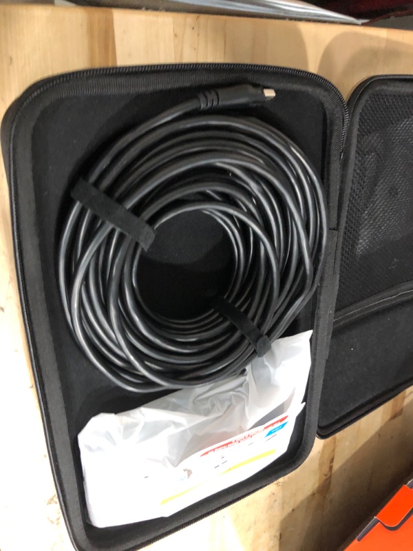 Photo 1 of 50FT Sewer Inspection Camera, DEPSTECH 1080P Dual Lens Drain Camera Snake with Led Light, 5" IPS Screen Plumbing Camera,Split Screen, IP67 Waterproof Endoscope, 7.9mm Borescope Probe, Gadgets for Men