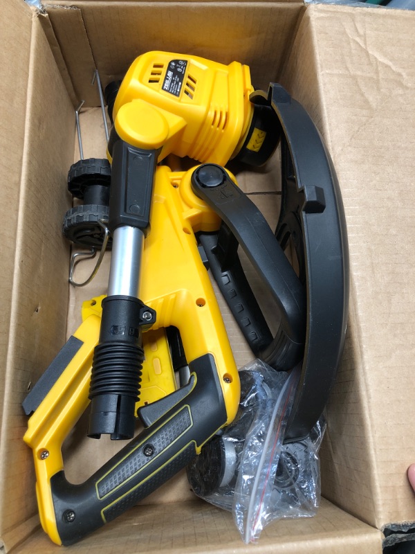 Photo 2 of (READ FULL POST) ZEGJAW Cordless String Trimmer and Edger,12 Inch 20V Weed Wacker Battery Operated Lawn Edger with 8 Pcs Replace Spool Trimmer Lines - Battery & Charger Included