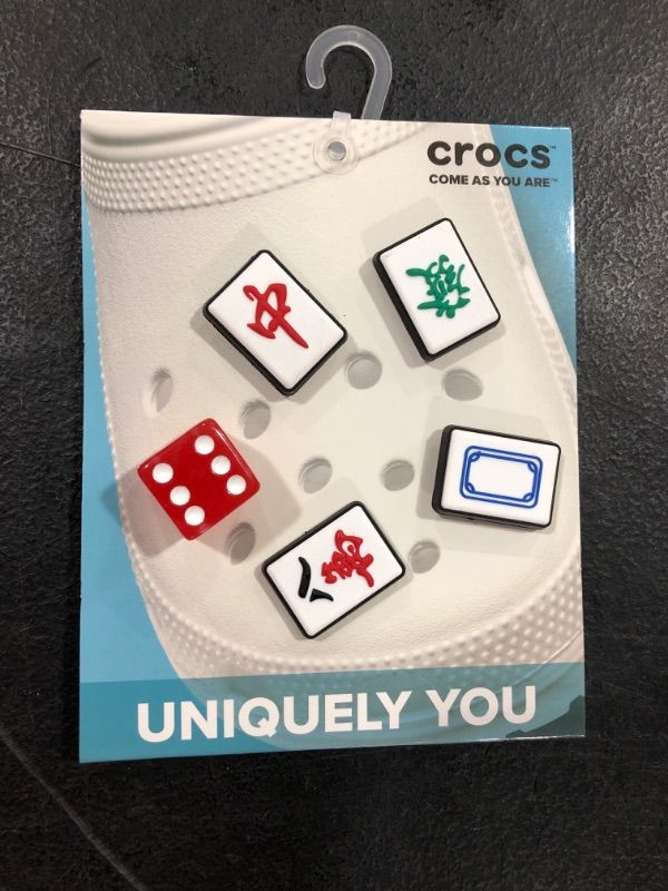 Photo 2 of Crocs Jibbitz 5-Pack Trendy Shoe Charms | Jibbitz for Crocs, Mahjong, Small