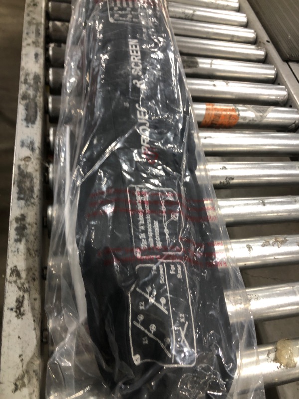 Photo 1 of Projector Screen and Stand 100 Inch Portable Outdoor Projection Screen 16:9 4K HD Movie Projection Screen with Carry Bag for Indoor Outdoor Home Theater Film Night Party Camping Foldable Anti Crease