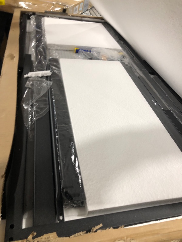 Photo 1 of Huuger Computer Desk, 80 Inch Office Desk, Gaming Desk with Storage, Writing Desk Work Desk for Home Office, Study, Long Simple Desk, Large Legroom, Metal Frame, Black