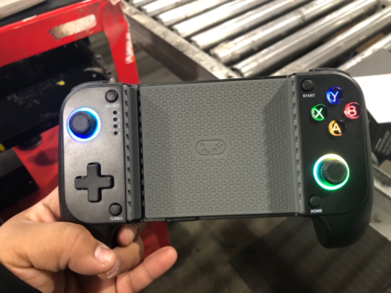 Photo 1 of Mobile Game Controller for iphone/Android, Wireless Phone Controller with Phone Case Support, RGB Gaming Controller Support Xbox Game Pass, PlayStation, Steam Link, Call of Duty, Roblox, Minecraft