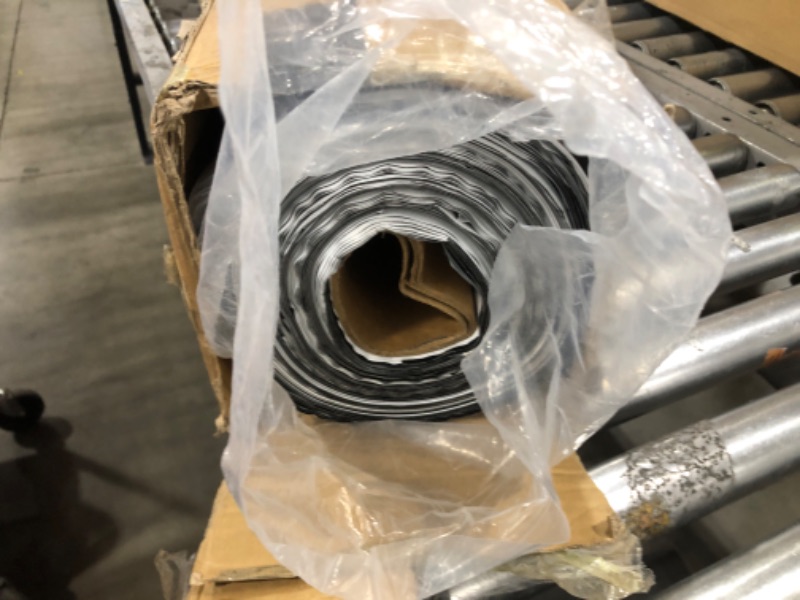 Photo 2 of Crawl Space Vapor Barrier - 10 mil (10' x 100'), Thick Plastic sheeting, Drop Cloth Moisture Barrier Covering for Crawl Space Encapsulation, Heavy Duty Polyethylene Film, Black and White Panda Film