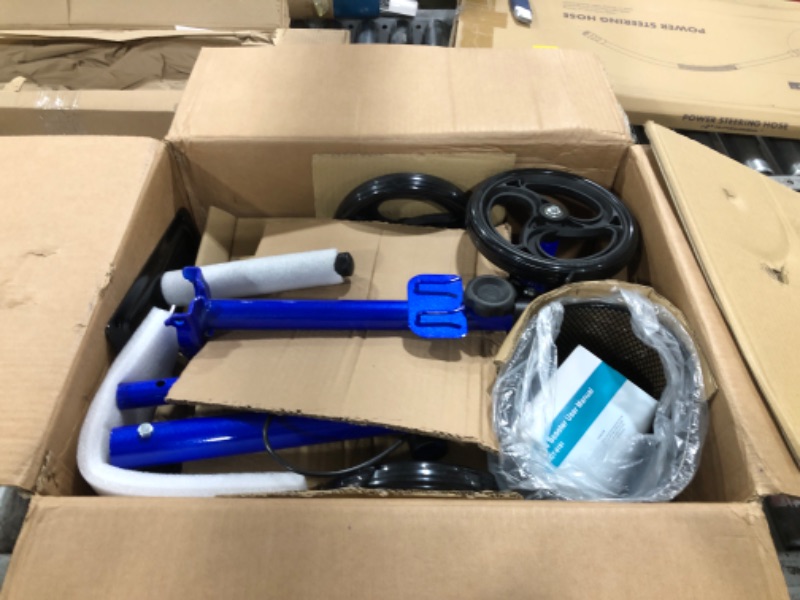 Photo 1 of RINKMO Knee Scooter?Steerable Knee Walker Economical Knee Scooters for Foot Injuries Best Crutches Alternative (Blue 1)