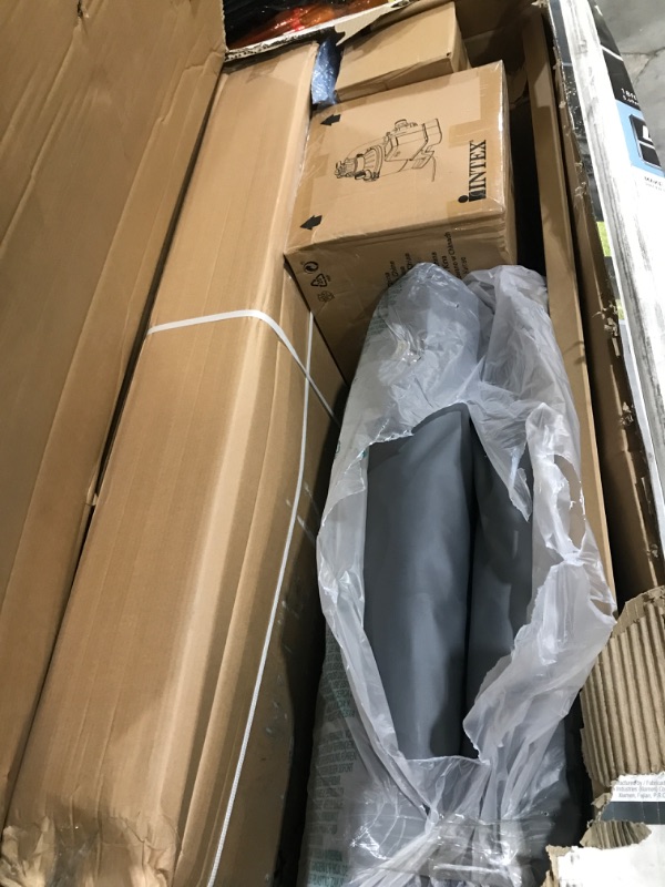 Photo 2 of Ultra 18 ft. x 9 ft. x 52 in. XTR Rectangular Frame Swimming Pool Set with Pump Filter