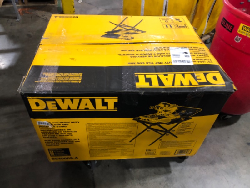 Photo 4 of 10 in. Wet Tile Saw with Stand