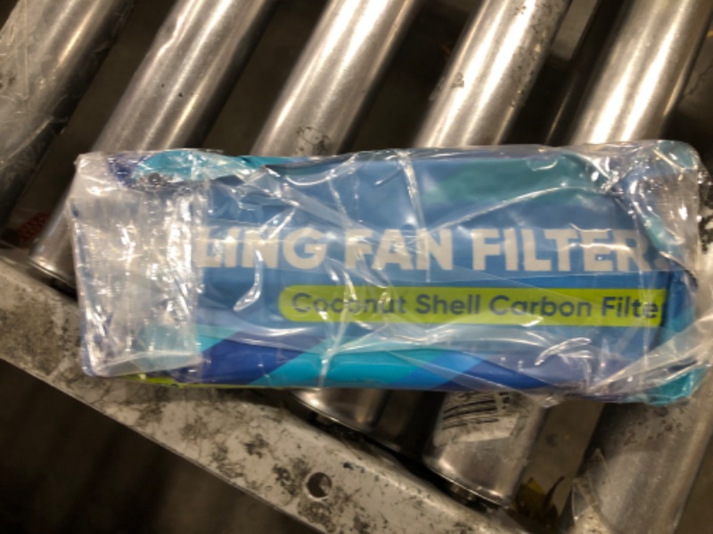 Photo 1 of 5 PCS Ceiling Fan Filters - Unscented Activated Coconut Shell Carbon Filter,Easy-Stick Ceiling Fan Air Filters,Unscented Ceiling Fan Blade Filters for Common Household Contaminants,Keep Air Fresh